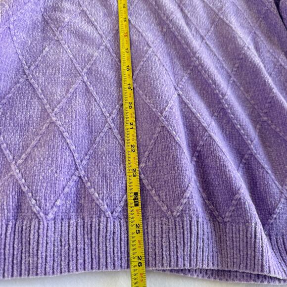 Alfred Dunner Victoria Falls Chenille Embroidered Sweater Size 3X - Picture 3 of 10